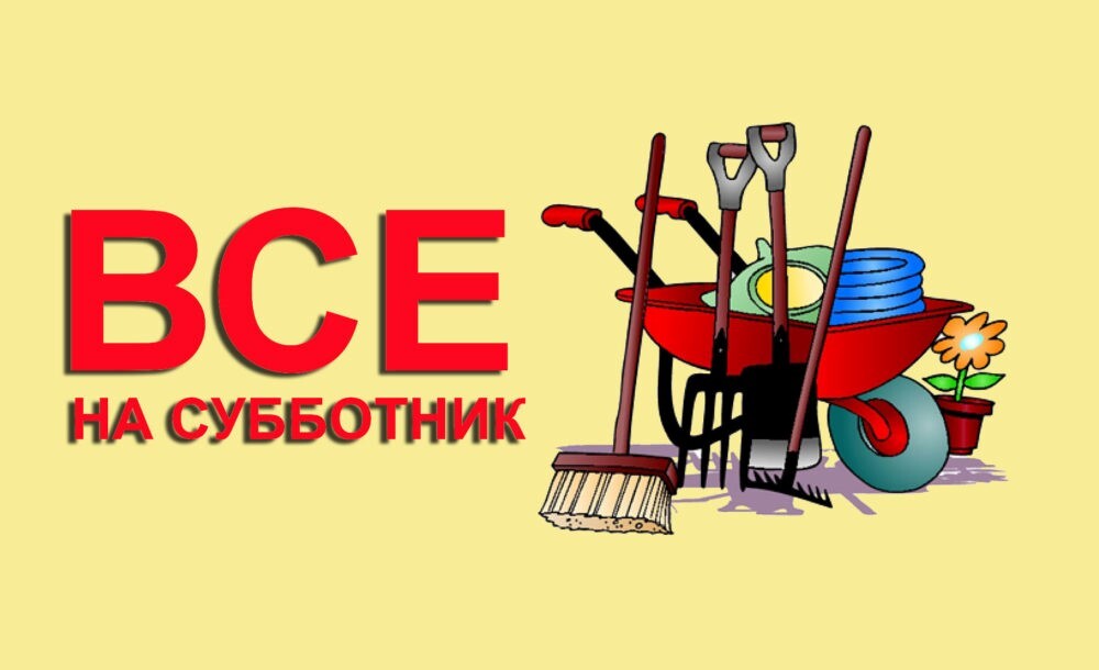 Все на субботник.